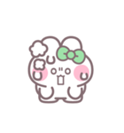 ハローうしゃぎ！！ 緑色（個別スタンプ：31）