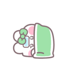 ハローうしゃぎ！！ 緑色（個別スタンプ：36）