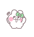 ハローうしゃぎ！！ 緑色（個別スタンプ：37）