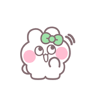 ハローうしゃぎ！！ 緑色（個別スタンプ：38）