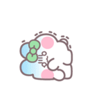 ハローうしゃぎ！！ 緑色（個別スタンプ：39）