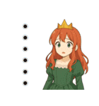 お姫様界隈で流行りのスタンプ その壱（個別スタンプ：5）