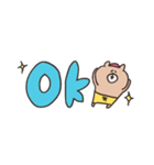 biepo 夏だよ♪クマスン 省スペース（個別スタンプ：1）