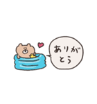 biepo 夏だよ♪クマスン 省スペース（個別スタンプ：9）