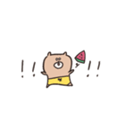 biepo 夏だよ♪クマスン 省スペース（個別スタンプ：39）