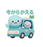 タコくんとぬいぐるみ 乗り物編（個別スタンプ：6）