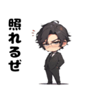 ちびキャラのサラリーマン（個別スタンプ：4）