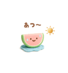 ぷっくりしたスイカ（夏に使える）（個別スタンプ：6）