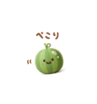 ぷっくりしたスイカ（夏に使える）（個別スタンプ：12）