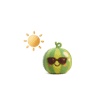 ぷっくりしたスイカ（夏に使える）（個別スタンプ：20）