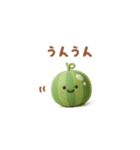 ぷっくりしたスイカ（夏に使える）（個別スタンプ：22）