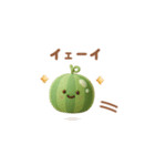 ぷっくりしたスイカ（夏に使える）（個別スタンプ：24）