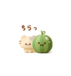ぷっくりしたスイカ（夏に使える）（個別スタンプ：25）