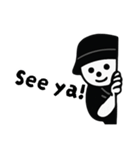 しろいまるいやつ 英語ver.（個別スタンプ：5）