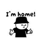 しろいまるいやつ 英語ver.（個別スタンプ：7）