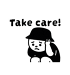 しろいまるいやつ 英語ver.（個別スタンプ：10）