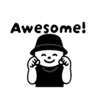 しろいまるいやつ 英語ver.（個別スタンプ：14）