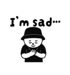 しろいまるいやつ 英語ver.（個別スタンプ：17）