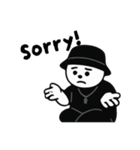しろいまるいやつ 英語ver.（個別スタンプ：23）