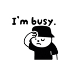 しろいまるいやつ 英語ver.（個別スタンプ：27）