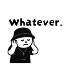 しろいまるいやつ 英語ver.（個別スタンプ：37）