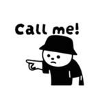 しろいまるいやつ 英語ver.（個別スタンプ：39）