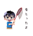 子ども（男の子）の夏★毎日使える（個別スタンプ：6）