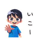 子ども（男の子）の夏★毎日使える（個別スタンプ：11）