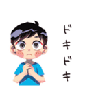子ども（男の子）の夏★毎日使える（個別スタンプ：17）