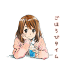 アイス食べたい★ふつうの女の子（個別スタンプ：9）