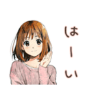 アイス食べたい★ふつうの女の子（個別スタンプ：23）