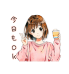 アイス食べたい★ふつうの女の子（個別スタンプ：29）