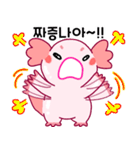ウーパールーパー「ルパピン」 韓国語（個別スタンプ：34）