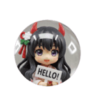 おにおに精霊ちゃんカプセルトイ（個別スタンプ：7）