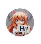 おにおに精霊ちゃんカプセルトイ（個別スタンプ：8）