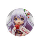 りんごアップル精霊ちゃんカプセルトイ（個別スタンプ：5）