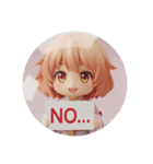 ショートヘア精霊ちゃんカプセルトイ（個別スタンプ：2）