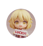 ショートヘア精霊ちゃんカプセルトイ（個別スタンプ：3）