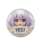 ショートヘア精霊ちゃんカプセルトイ（個別スタンプ：6）