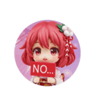 ショートヘア精霊ちゃんカプセルトイ（個別スタンプ：7）