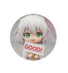 ショートヘア精霊ちゃんカプセルトイ（個別スタンプ：8）