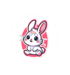 ラビットちゃんのスタンプ（個別スタンプ：4）