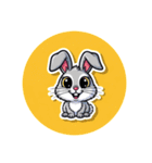 ラビットちゃんのスタンプ（個別スタンプ：7）