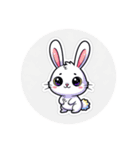 ラビットちゃんのスタンプ（個別スタンプ：8）