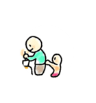 ちっこい甘えっ子スタンプ（個別スタンプ：4）