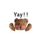 テディーベアのモカ！ (動くスタンプ)（個別スタンプ：2）
