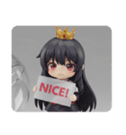クイーン精霊ちゃんカプセルトイ(四角型)（個別スタンプ：7）