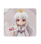 クイーン精霊ちゃんカプセルトイ(四角型)（個別スタンプ：8）