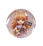 猫耳ベースみなみちゃんカプセルトイ(丸型)（個別スタンプ：6）