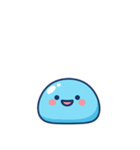 ぷにっとスライムのゆるっと感情表現（個別スタンプ：1）